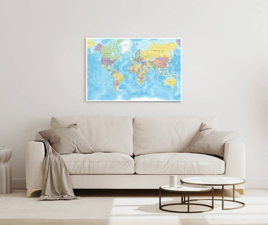 Topný obraz 600W-03 - s bílým rámem