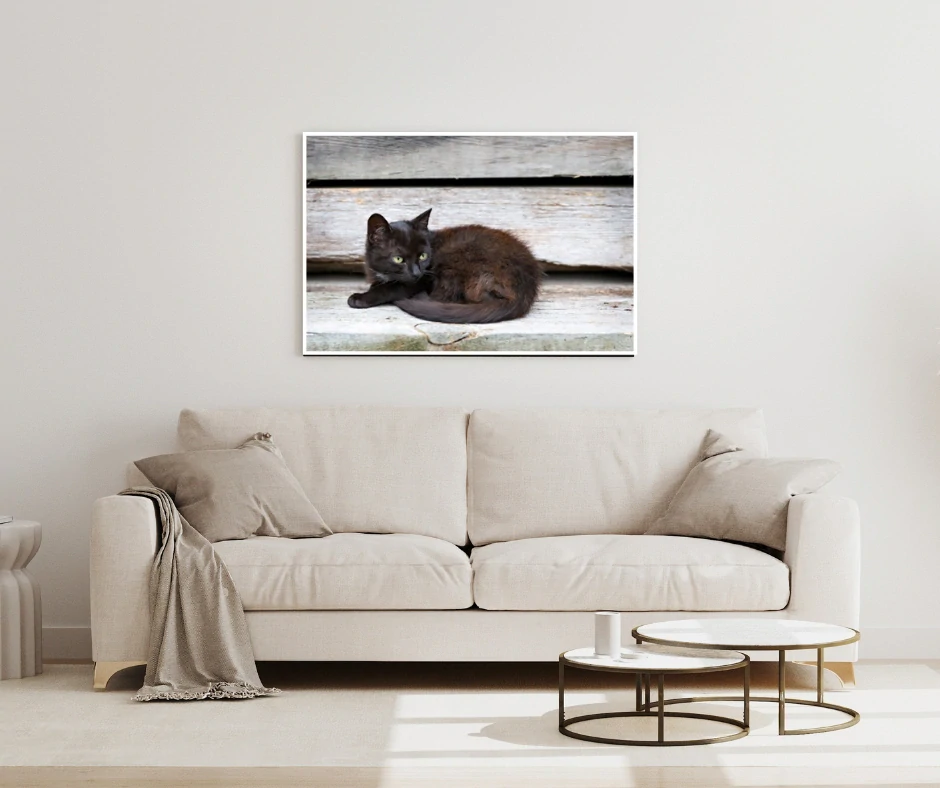 Topný obraz 600W-08 - s bílým rámem