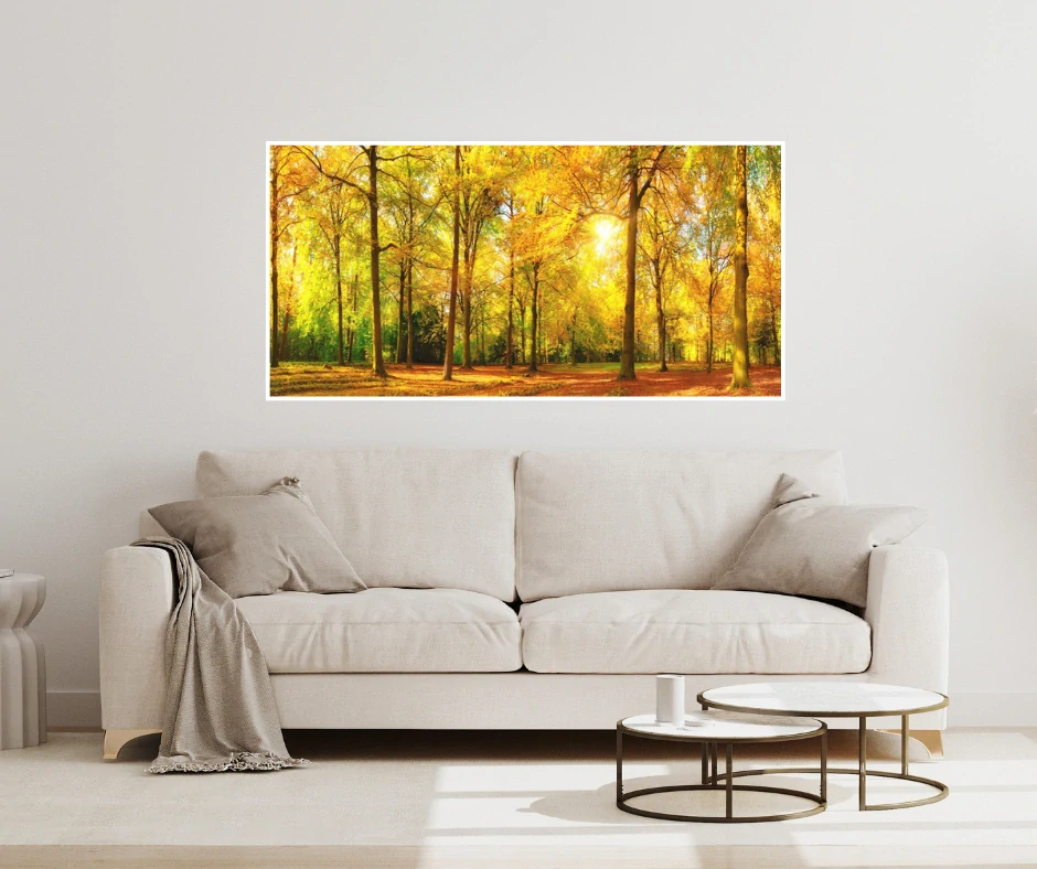 Topný obraz 800W-03 - s bílým rámem