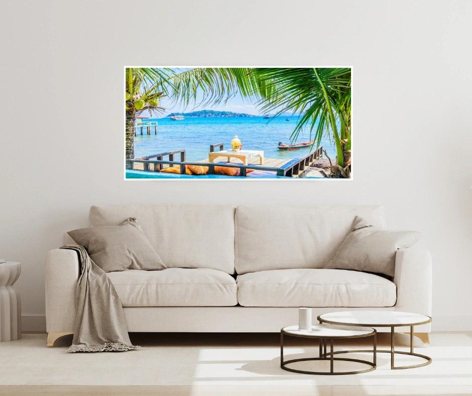 Topný obraz 800W-08 - skleněný bez rámu