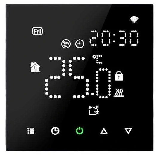 Prostorový WiFi termostat PT741B-EI WIFI - černý